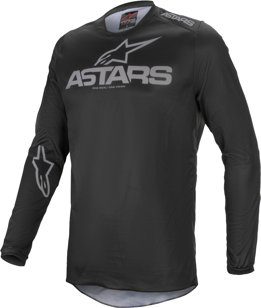 Alpinestars Fluid Graphite Maillot motocross Noir Gris S