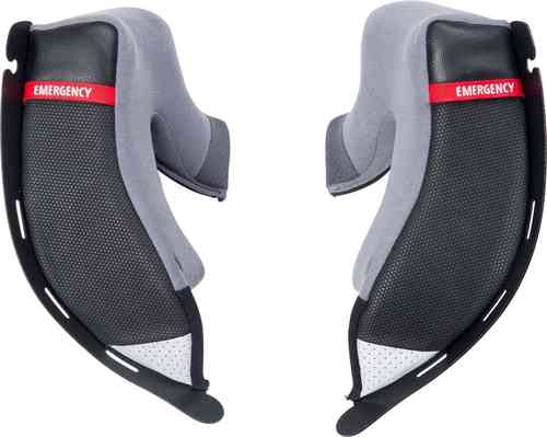 HJC RPHA 70 Carbon Almohadillas para mejillas Gris 45 45 mm