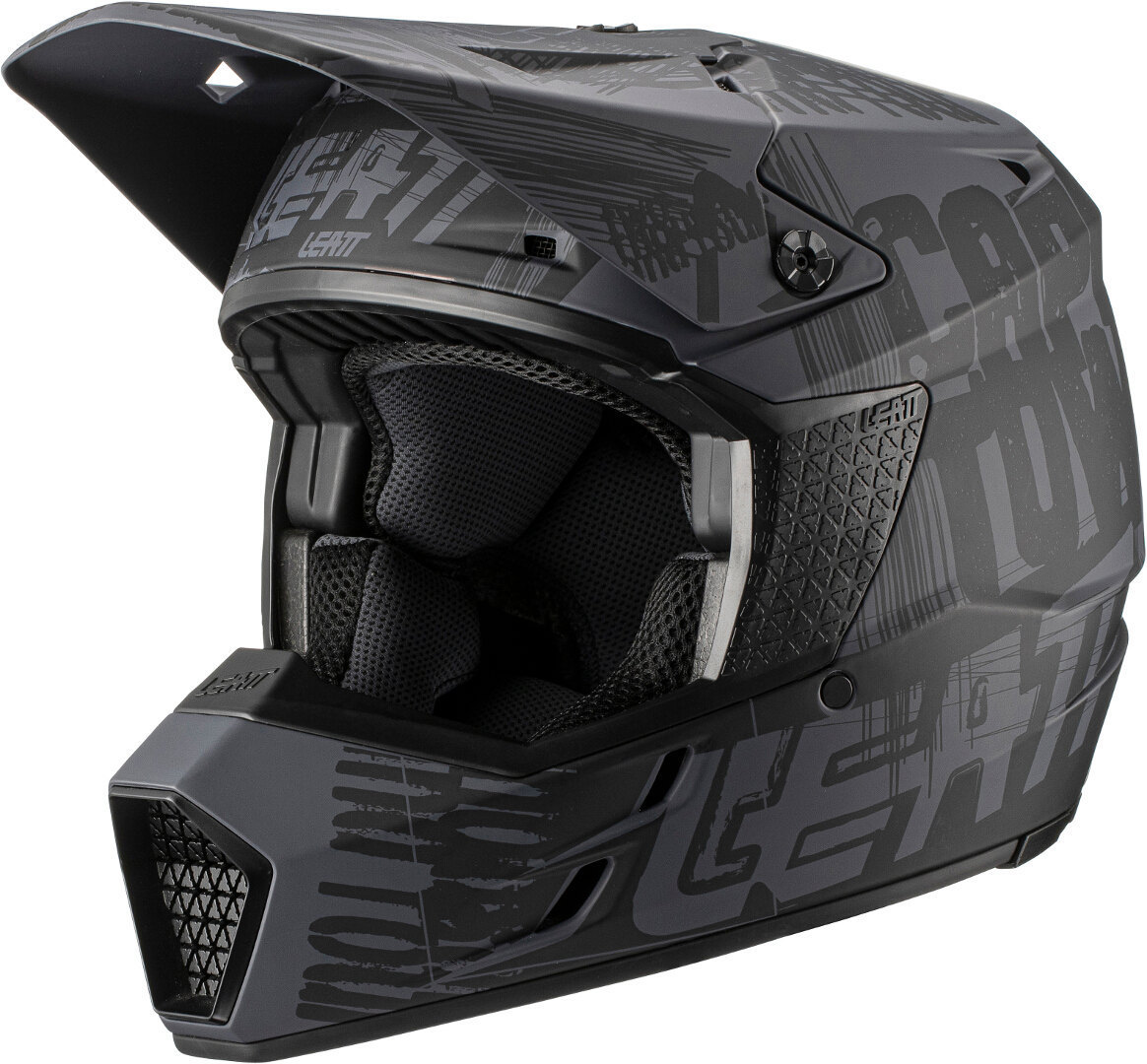 Image of Casque cross Leatt GPX 3.5 V21.1 - BLACK 2021