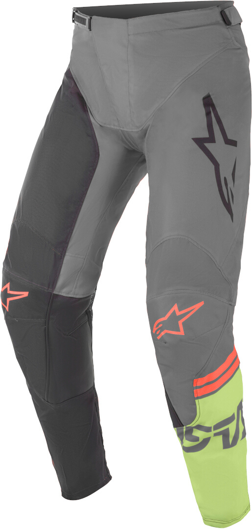 Alpinestars Racer Compass Pantalon Motocross Gris Jaune 28