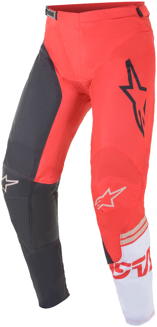 Alpinestars Racer Compass Pantalon Motocross Noir Blanc Rouge 28