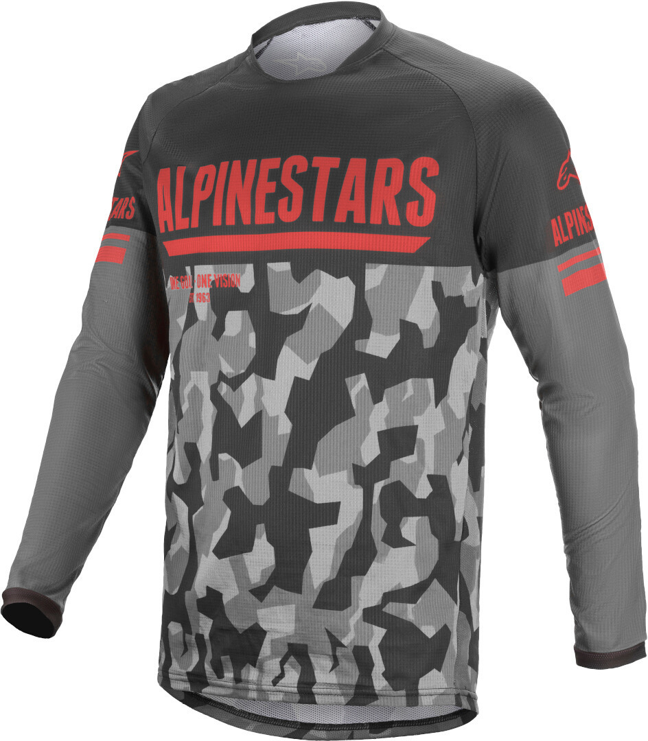 Alpinestars Venture R Camo Maillot motocross Noir Multicolore S