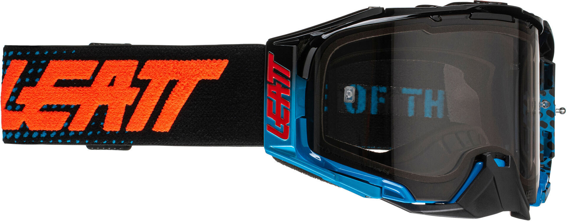 Image of Leatt Velocity 6.5 Neon Lunettes de motocross Bleu unique taille