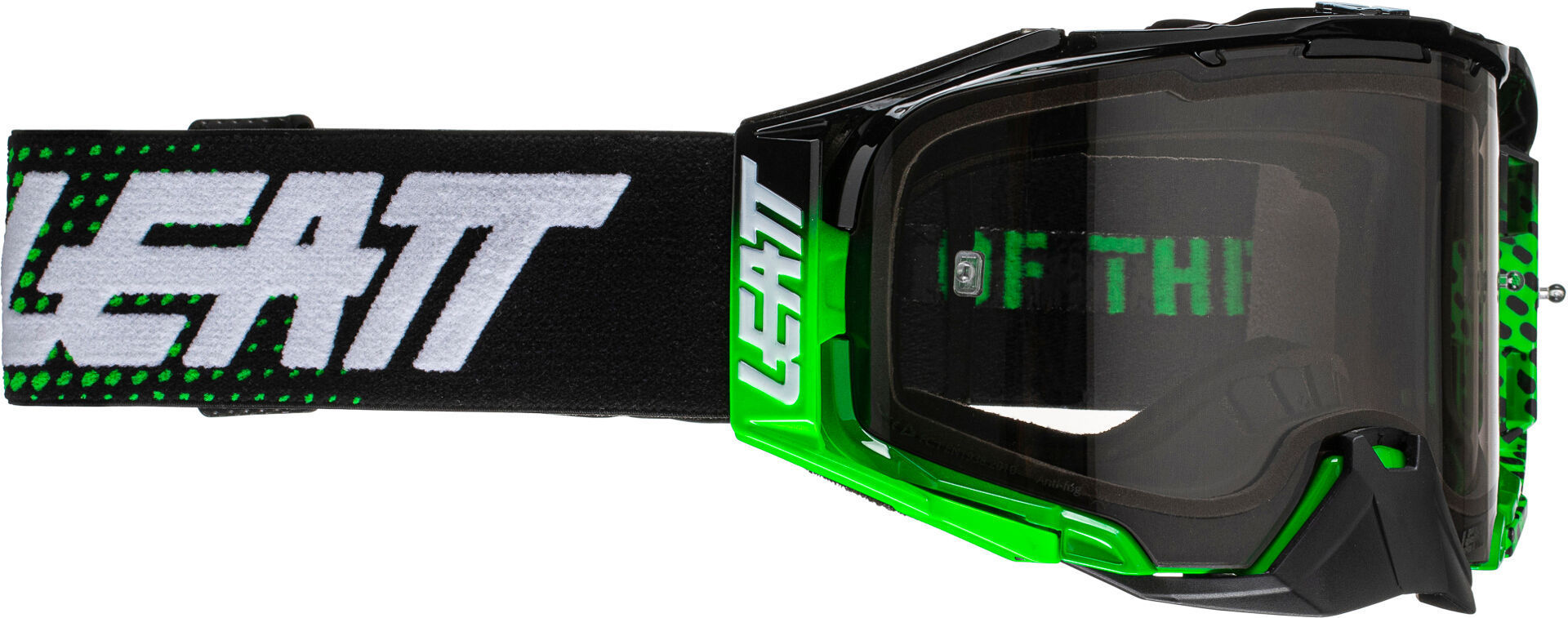 Leatt Velocity 6.5 Neon Lunettes de motocross Vert unique taille