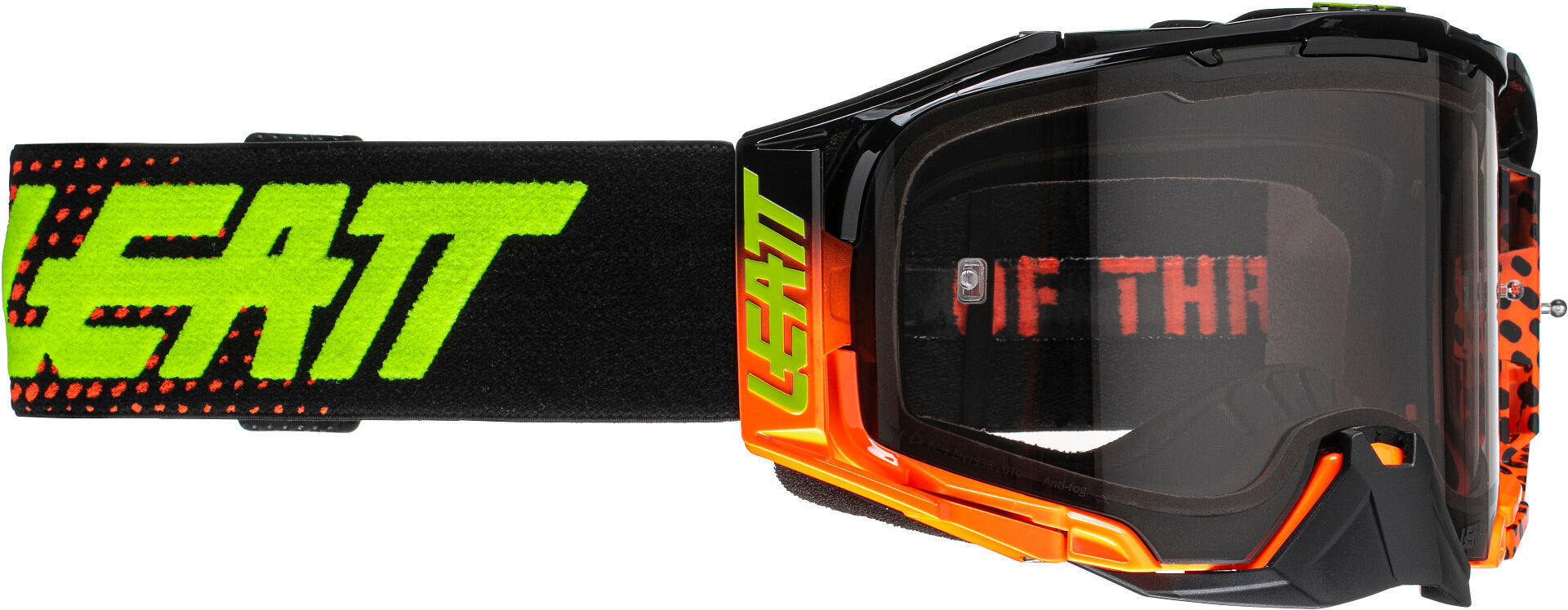 Image of Leatt Velocity 6.5 Neon Lunettes de motocross Orange unique taille