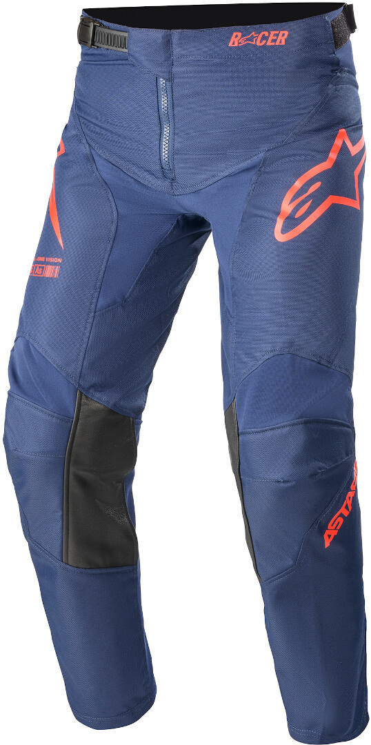 Alpinestars Racer Braap Pantalon motocross pour les jeunes Gris Bleu XL