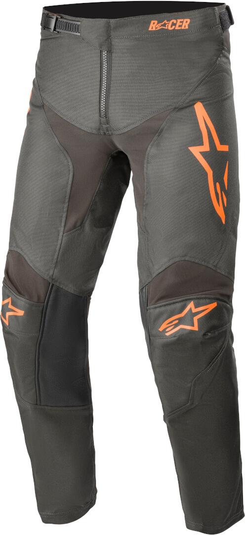 Alpinestars Racer Compass Pantalon motocross pour les jeunes Noir Orange XL