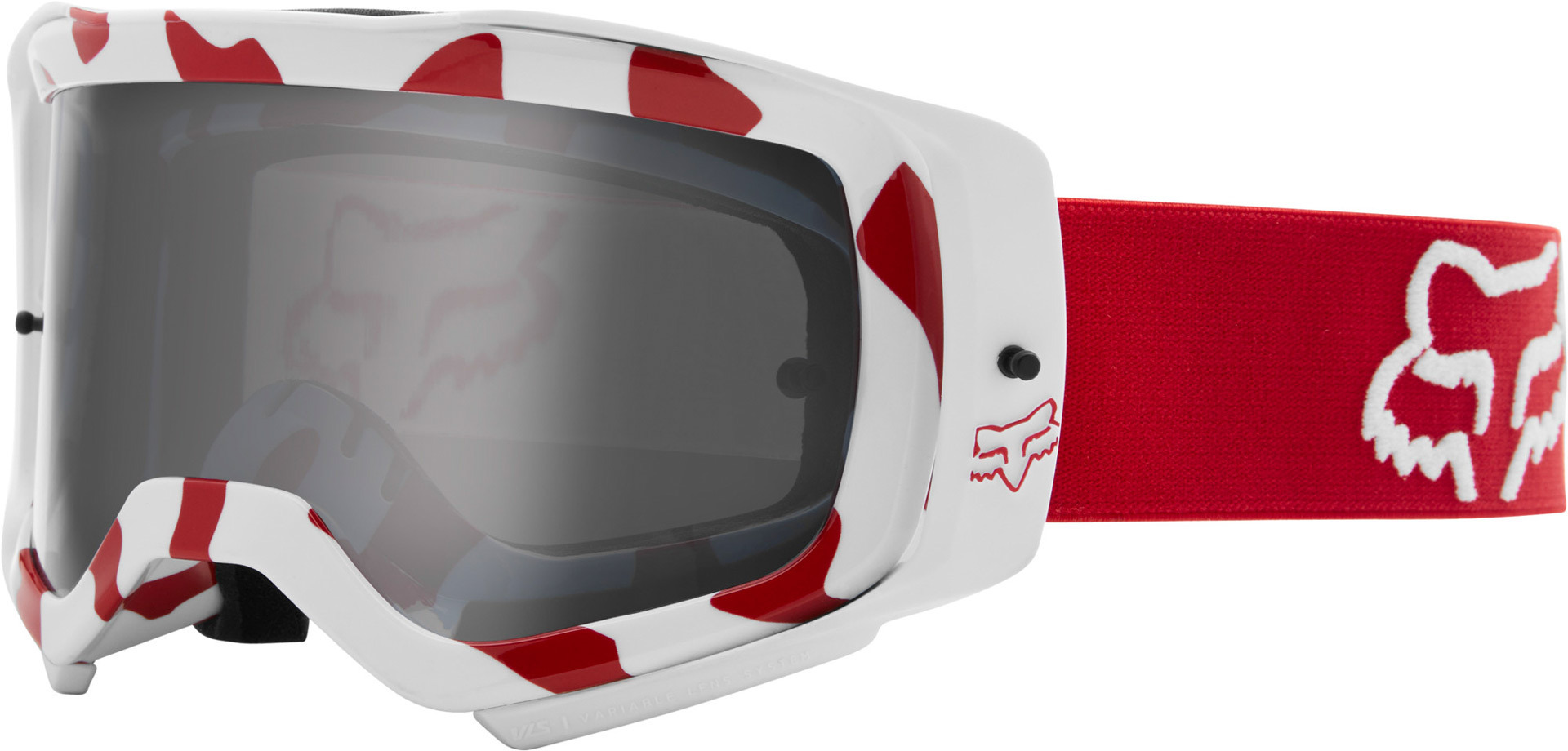 FOX Airspace Stray Lunettes de motocross Rouge unique taille