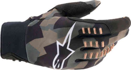 Alpinestars SMX-E Camo Guantes de Motocross Negro Beige S
