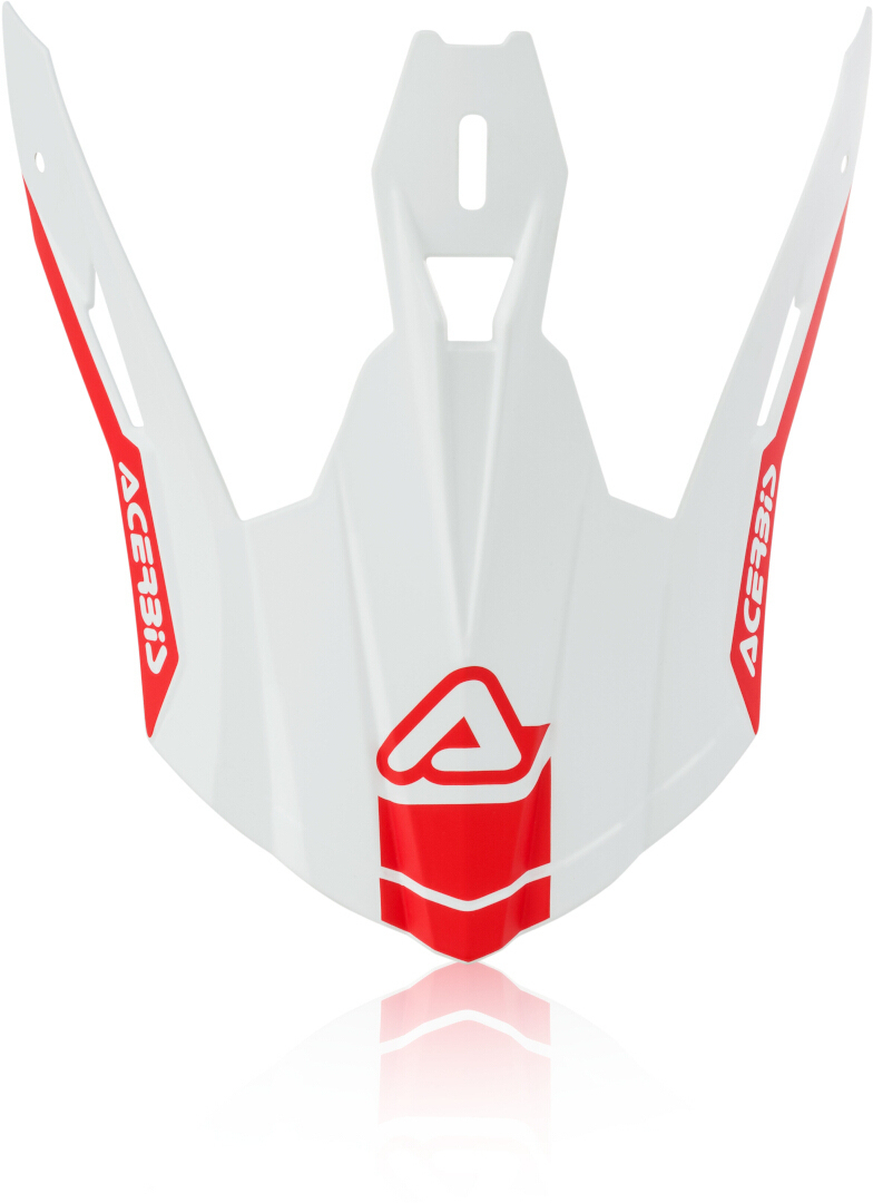 Acerbis Steel Carbon/X-Pro VTR Pic casque Blanc Rouge unique taille