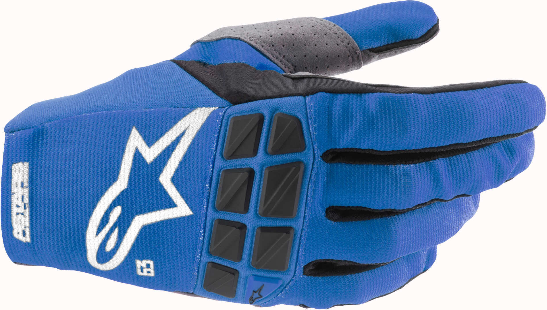 Alpinestars Racefend Gants de Motocross Blanc Bleu S