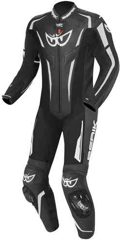 Berik RSF-Teck Traje de cuero para motocicleta de una pieza Negro Blanco 56