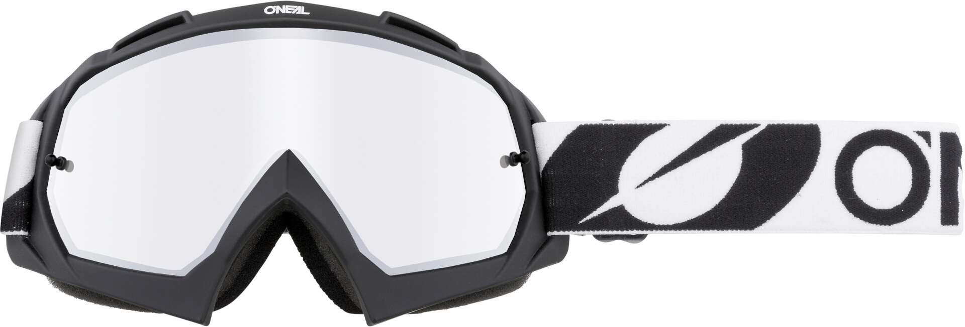 Oneal B-10 Twoface Silver Mirror Lunettes de motocross Noir unique taille