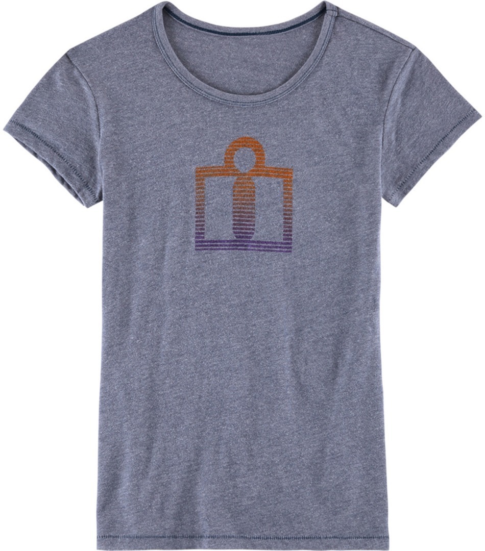 Icon Daze T-shirt dames Gris Bleu XS