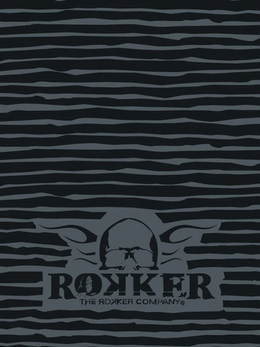 Rokker Stripes Ropa multifuncional para la cabeza Negro un tamaño