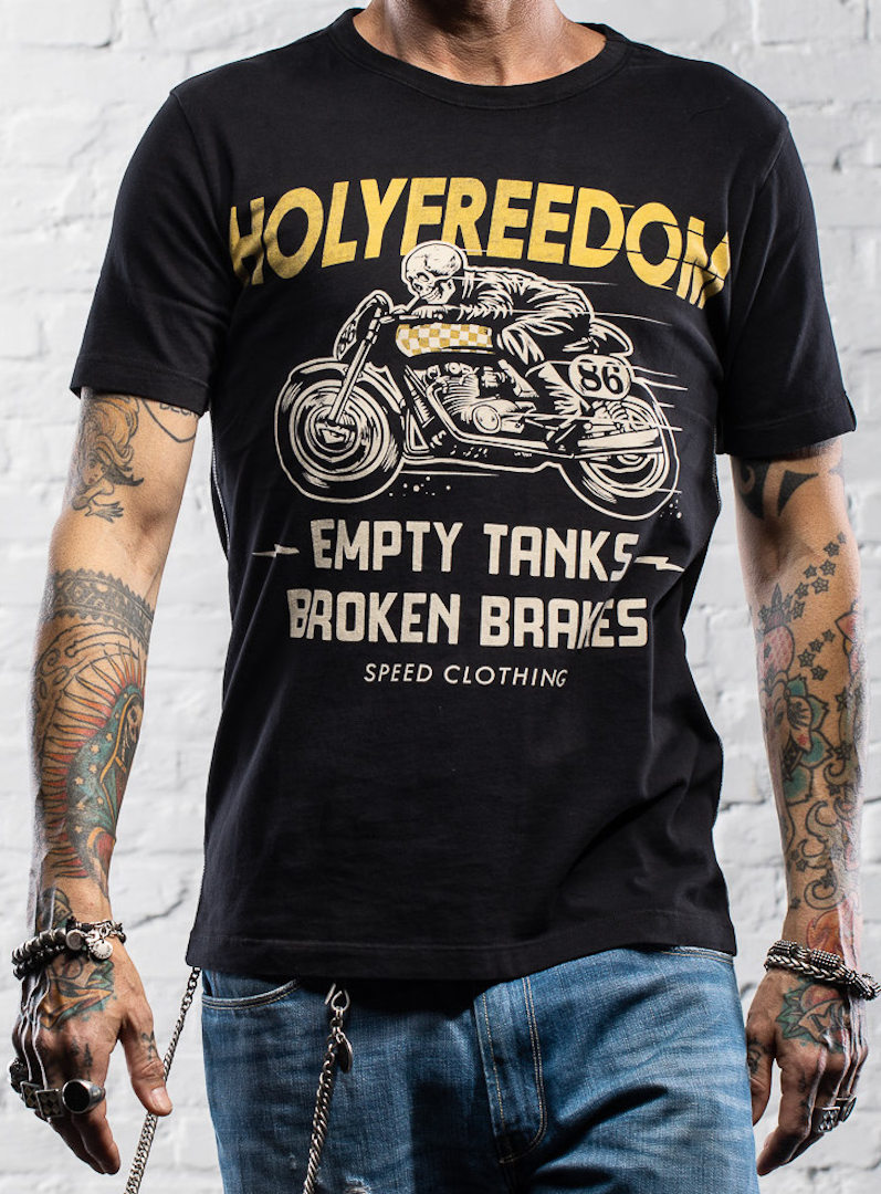 Image of HolyFreedom Ghost Rider Black T-Shirt Noir 2XL