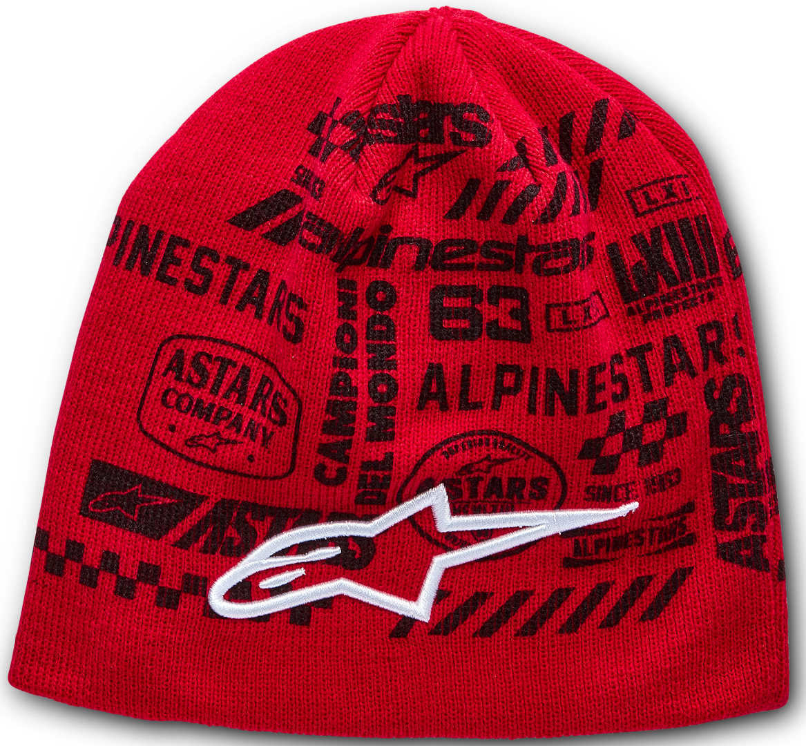 Alpinestars Chaotic Beanie Rouge unique taille