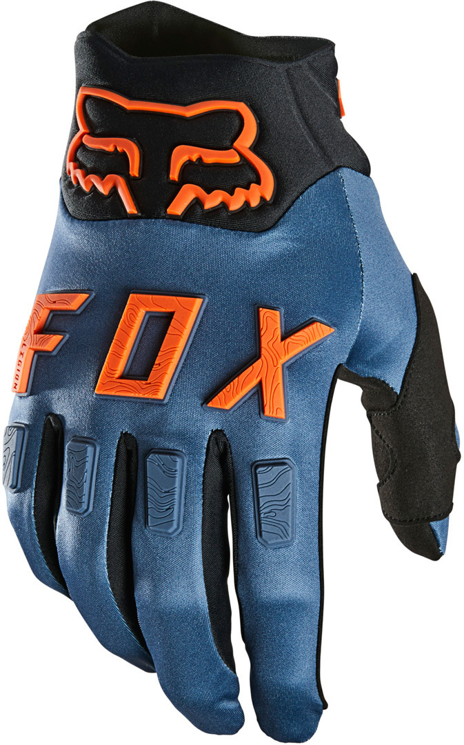 FOX Legion Water Gants de Motocross Bleu Orange S