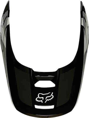 FOX V1 REVN Pico del Casco Negro Blanco XS S