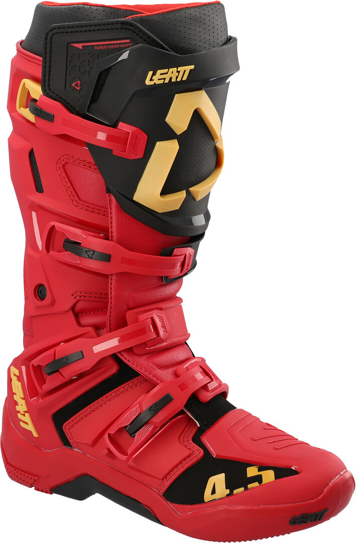 Image of Bottes cross Leatt 4.5 - RED BLACK 2021