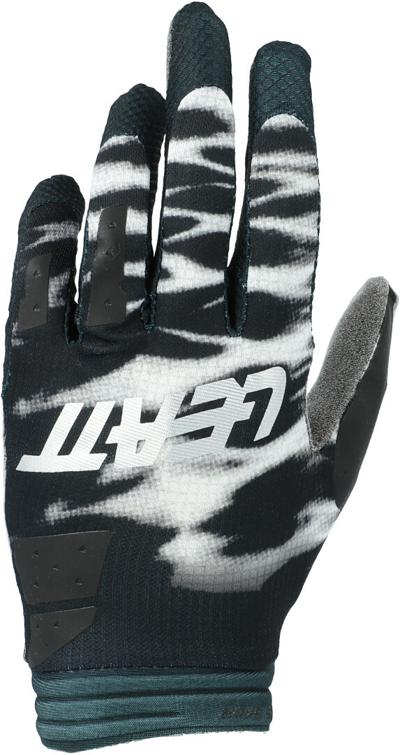 Leatt Moto 1.5 African Tiger Gants juniors Noir Blanc 2XS