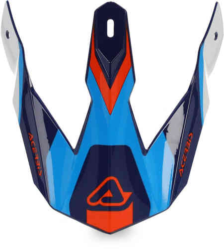 Acerbis Linear Pico del Casco Azul Naranja un tamaño