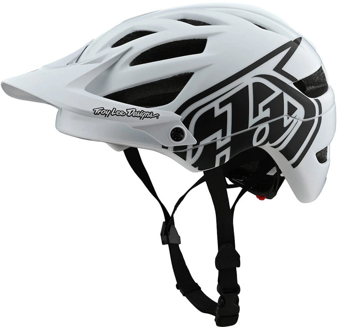 Image of Troy Lee Designs A1 Drone Casque de vélo Noir Blanc M L