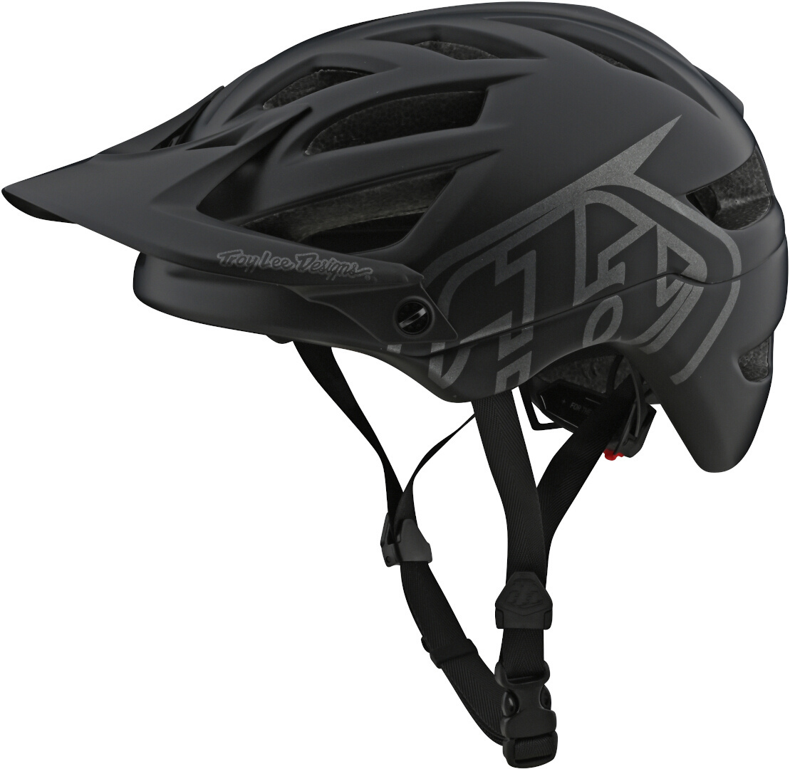 Image of Troy Lee Designs A1 Drone Casque de vélo Noir Argent M L
