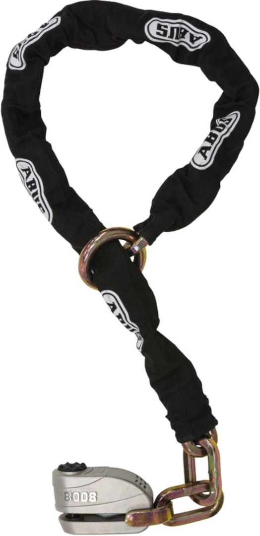 Image of ABUS Granit Detecto XPlus 8008 12KS Black Loop Serrure de chaîne Noir 120 cm