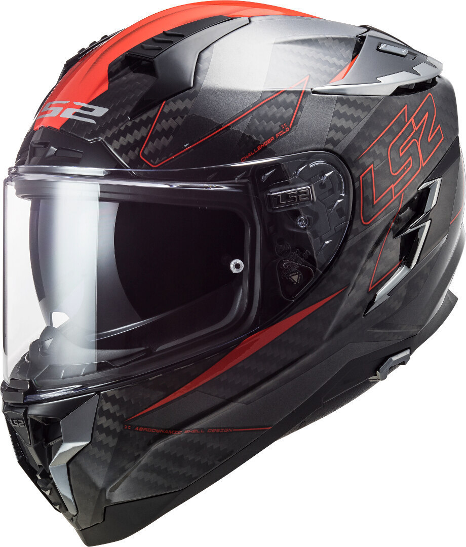 Image of Casque LS2 FF327 CHALLENGER CARBON - FOLD