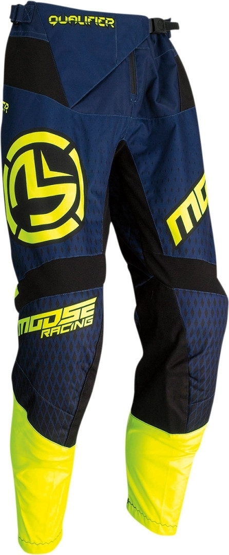 Moose Racing Qualifier S21 Pantalon Motocross Bleu Jaune 30