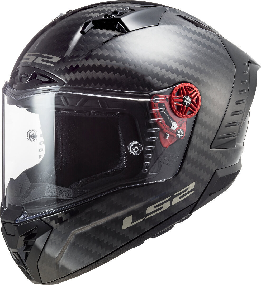 LS2 FF805 Thunder Racing FIM 2020 Carbon Casque Charbon XS