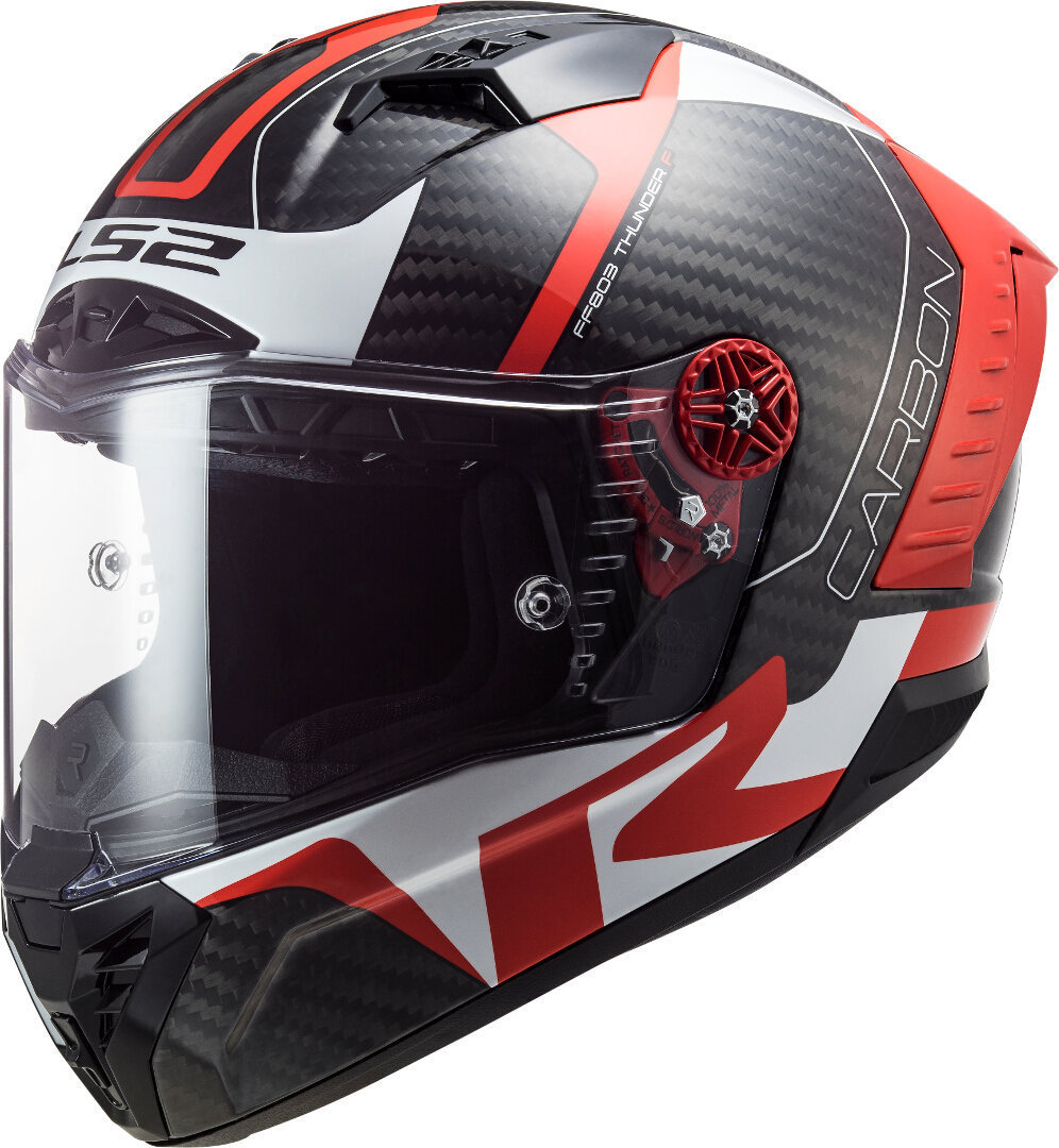 Image of Casque LS2 FF805 THUNDER CARBON - RACING 1