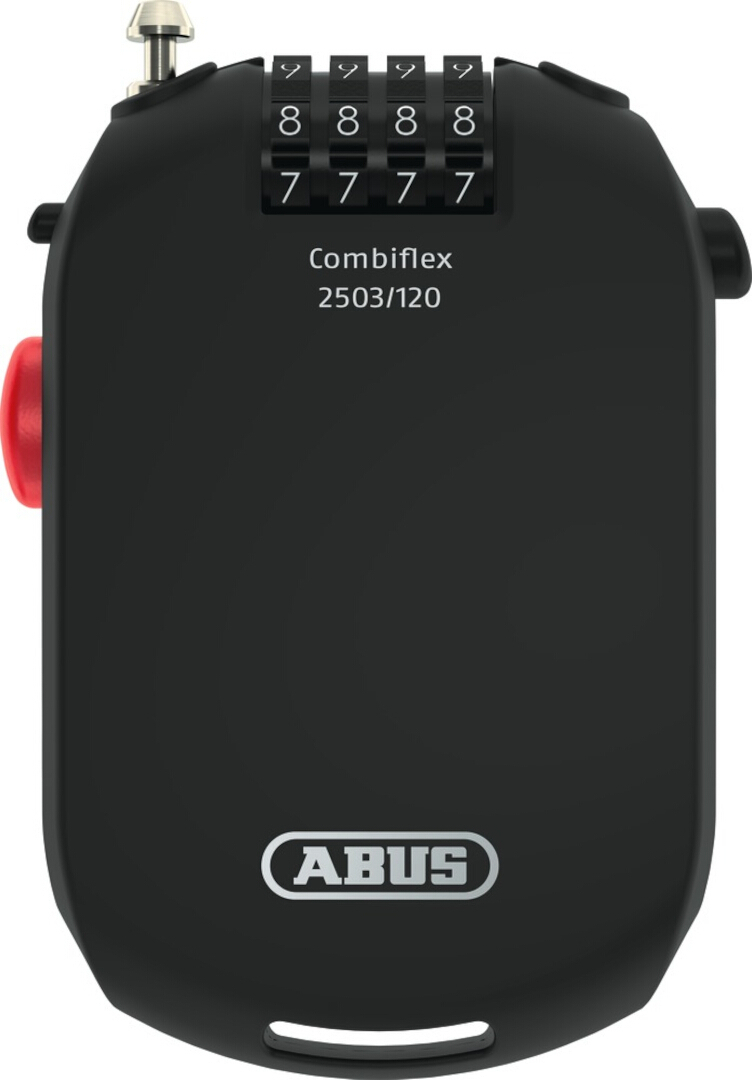 ABUS Combiflex Câble de poche Noir 120 cm