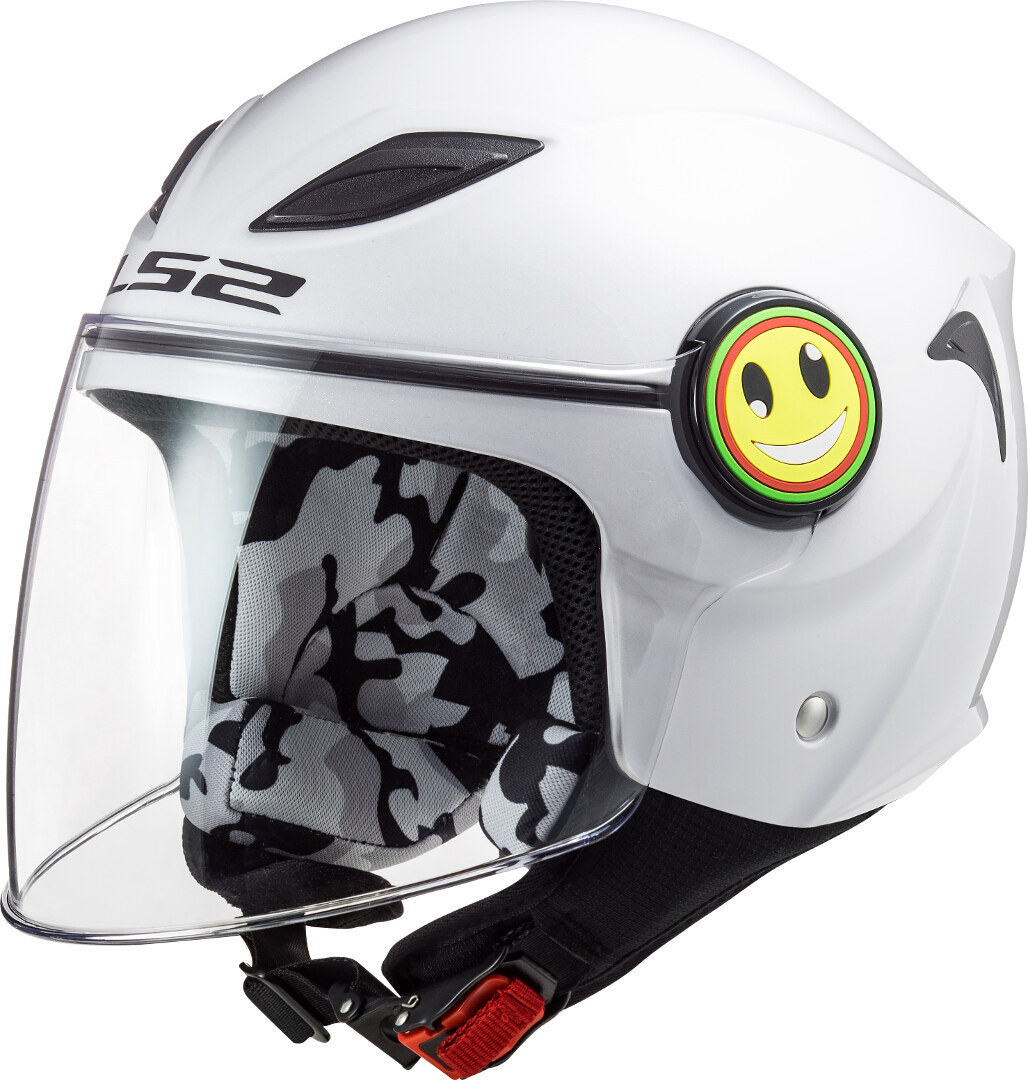 LS2 OF602 Funny Casque jet pour enfants Blanc S