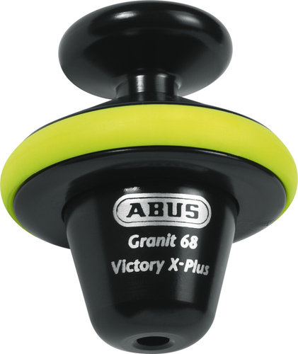 ABUS Granit Victory XPLus 68 Round-Lock Bloqueo del disco de freno Negro Amarillo un tamaño