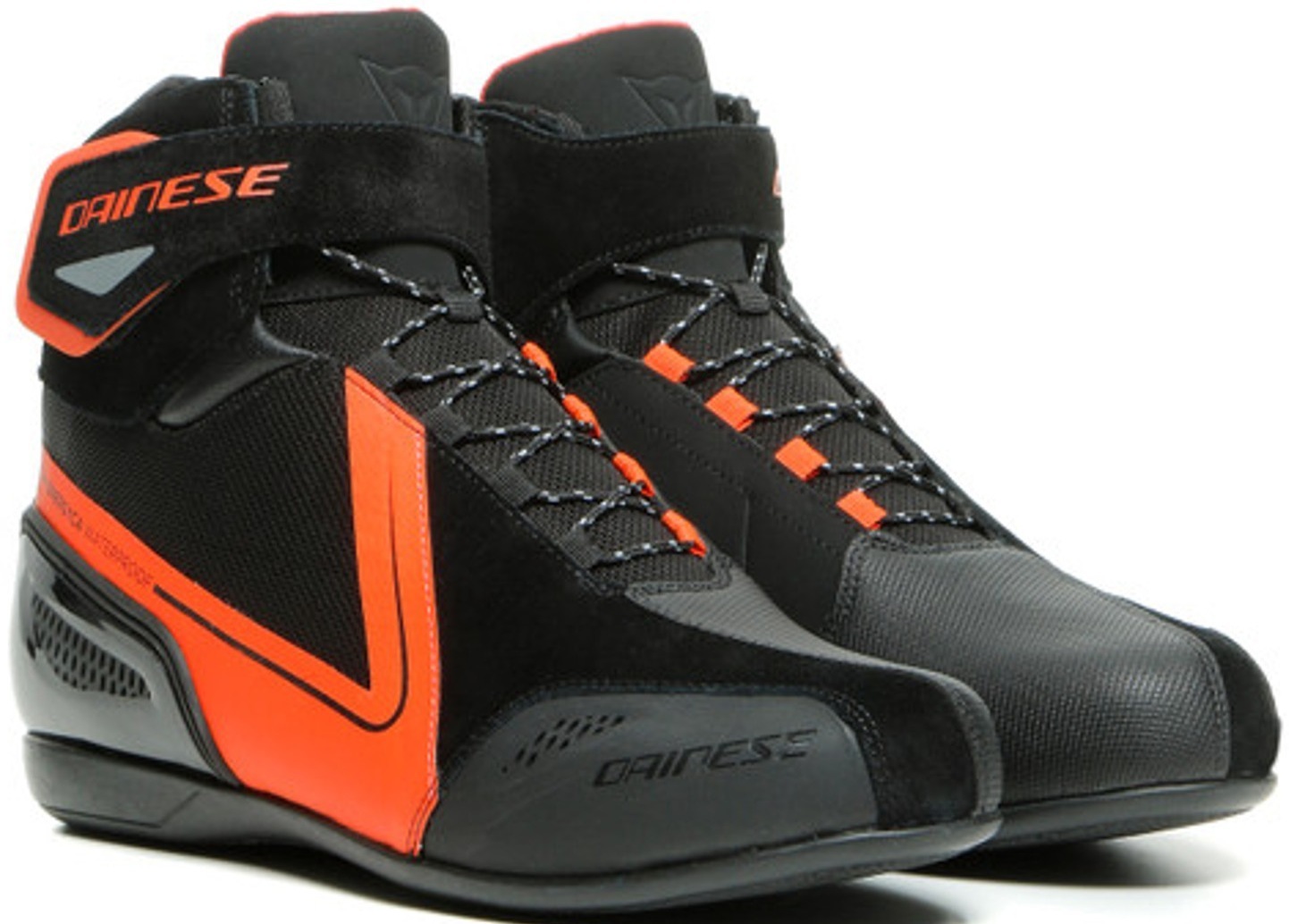 Dainese Energyca D-WP chaussures de moto imperméables à l’eau Noir Rouge 39