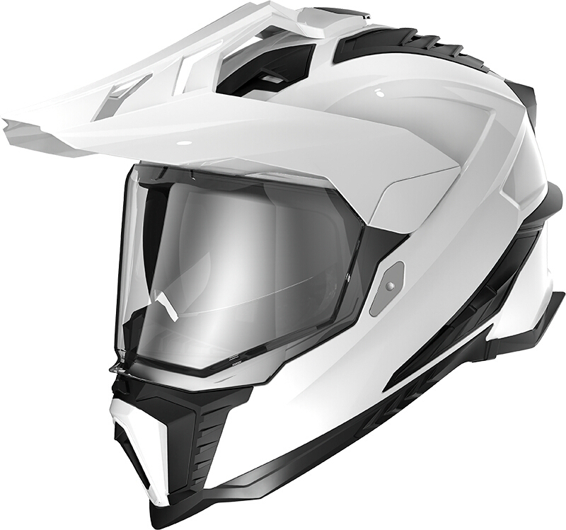 LS2 MX701 Explorer HPFC Solid Casque de motocross Blanc XS