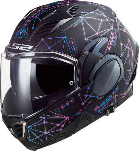 LS2 FF900 Valiant II Stellar Casco Negro Azul M