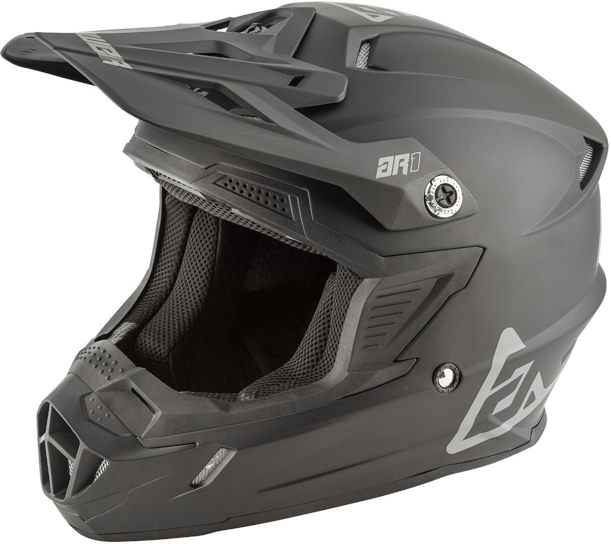 Image of Answer AR-1 Solid Casque de motocross Noir 2XL