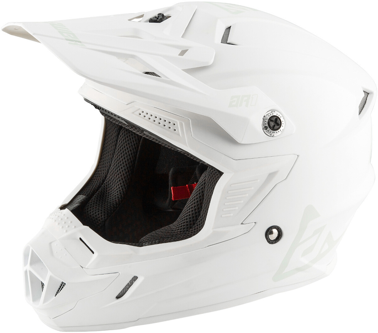 Image of Answer AR-1 Solid Casque de motocross Blanc 2XL