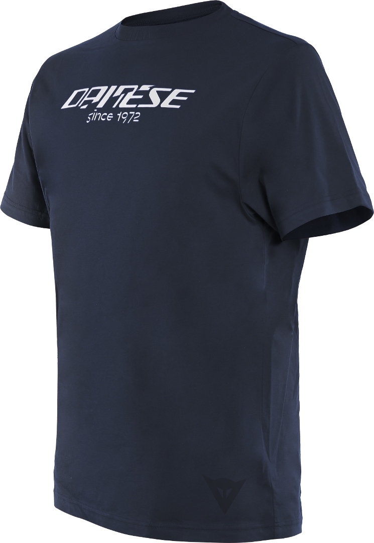 Dainese Paddock Long T-Shirt Blanc Bleu XS