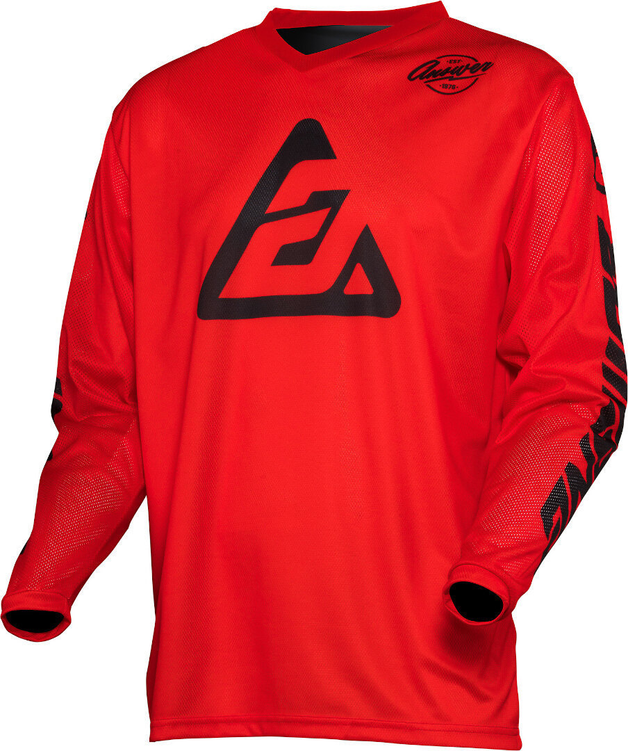 Image of Answer Arkon Bold Maillot motocross Noir Rouge 2XL