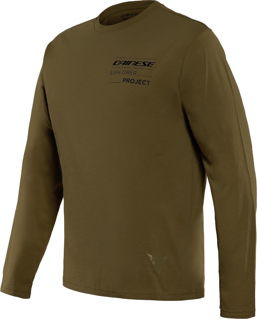 Dainese Adventure LS T-Shirt Noir Vert XS