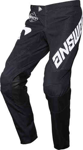 Answer Arkon Bold Pantalones de Motocross Negro Blanco 36