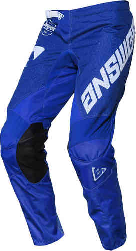 Answer Arkon Bold Pantalones de Motocross Blanco Azul 38