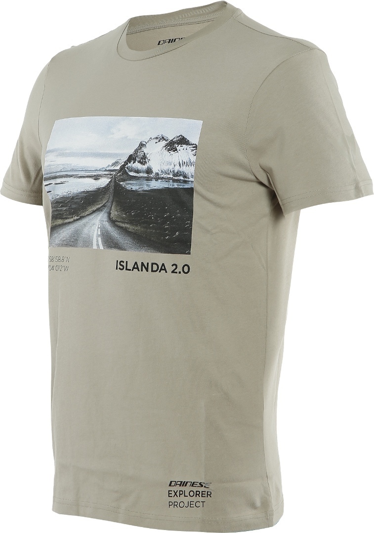 Image of Dainese Adventure Dream T-Shirt Noir Gris 2XL