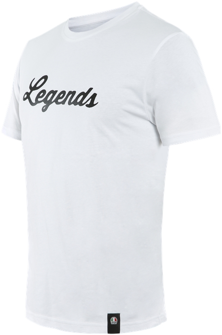 Dainese Legends T-Shirt Noir Blanc XS