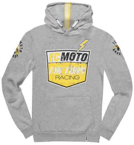 FC-Moto Crew-H sudadera con capucha Gris XL