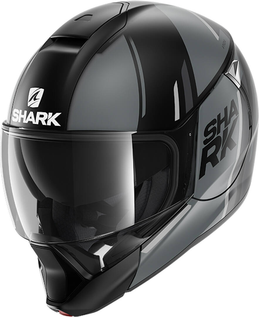 Shark Evojet Vyda Mat Casque Noir Gris XS